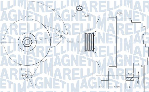 Generator Magneti Marelli 063731665010 von Magneti Marelli