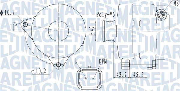 Generator Magneti Marelli 063731681010 von Magneti Marelli