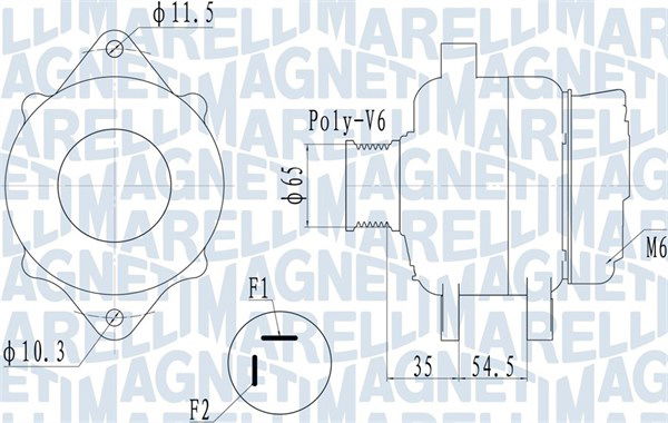 Generator Magneti Marelli 063731706010 von Magneti Marelli