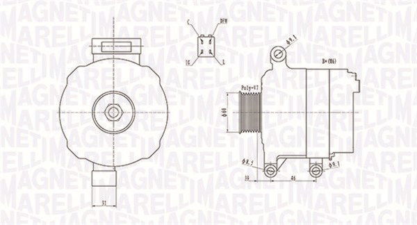 Generator Magneti Marelli 063731728010 von Magneti Marelli