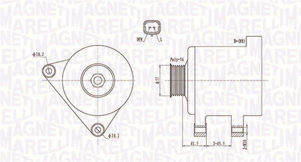 Generator Magneti Marelli 063731741010 von Magneti Marelli