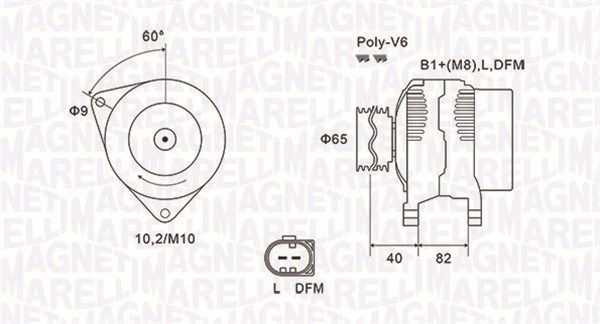 Generator Magneti Marelli 063731746010 von Magneti Marelli