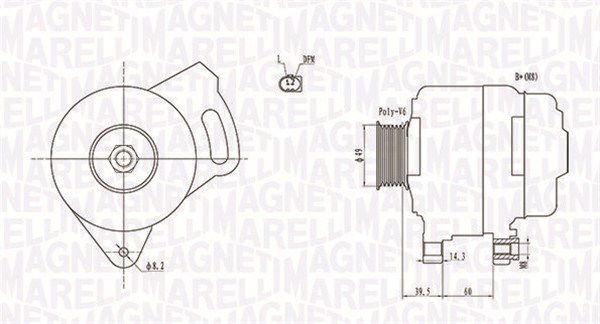 Generator Magneti Marelli 063731750010 von Magneti Marelli