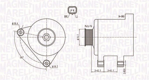 Generator Magneti Marelli 063731761010 von Magneti Marelli