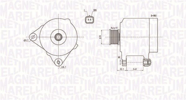 Generator Magneti Marelli 063731768010 von Magneti Marelli