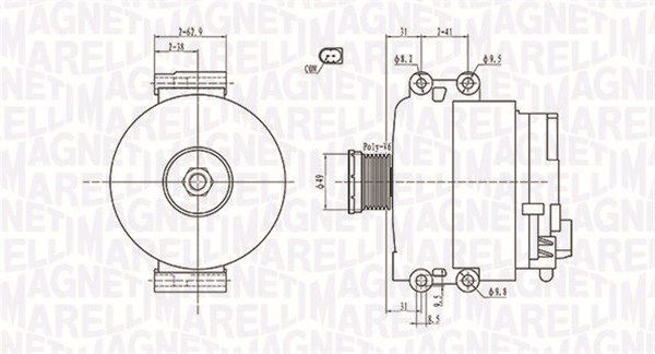 Generator Magneti Marelli 063731774010 von Magneti Marelli