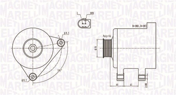 Generator Magneti Marelli 063731782010 von Magneti Marelli