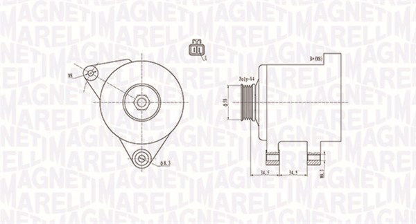 Generator Magneti Marelli 063731789010 von Magneti Marelli