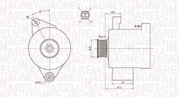 Generator Magneti Marelli 063731796010 von Magneti Marelli