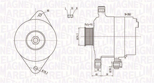 Generator Magneti Marelli 063731809010 von Magneti Marelli