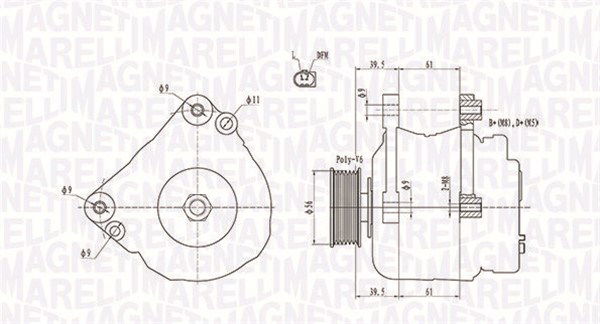 Generator Magneti Marelli 063731818010 von Magneti Marelli