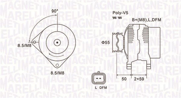 Generator Magneti Marelli 063731823010 von Magneti Marelli