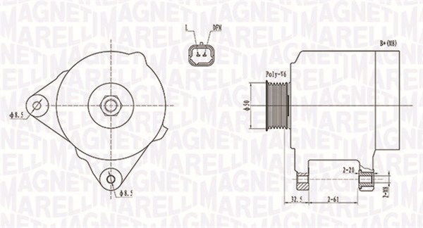 Generator Magneti Marelli 063731824010 von Magneti Marelli