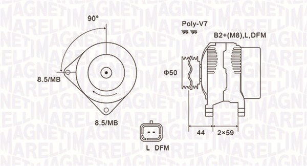 Generator Magneti Marelli 063731827010 von Magneti Marelli