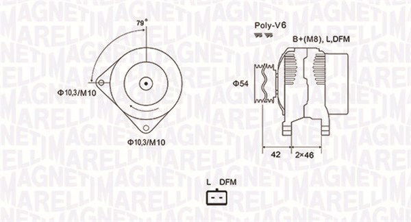 Generator Magneti Marelli 063731850010 von Magneti Marelli