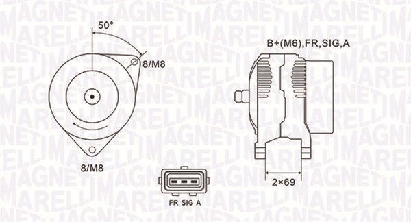 Generator Magneti Marelli 063731857010 von Magneti Marelli