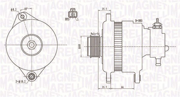 Generator Magneti Marelli 063731899010 von Magneti Marelli