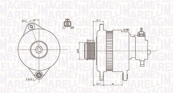 Generator Magneti Marelli 063731900010 von Magneti Marelli