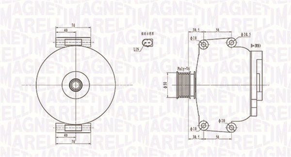 Generator Magneti Marelli 063731908010 von Magneti Marelli