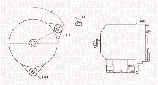 Generator Magneti Marelli 063731913010 von Magneti Marelli