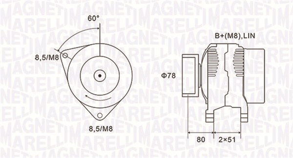 Generator Magneti Marelli 063731919010 von Magneti Marelli