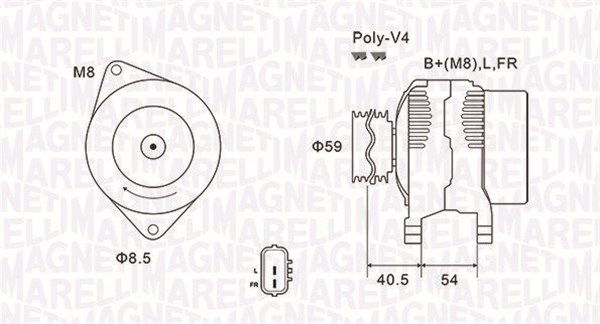 Generator Magneti Marelli 063731927010 von Magneti Marelli