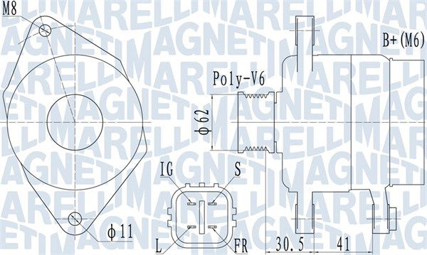 Generator Magneti Marelli 063731930010 von Magneti Marelli