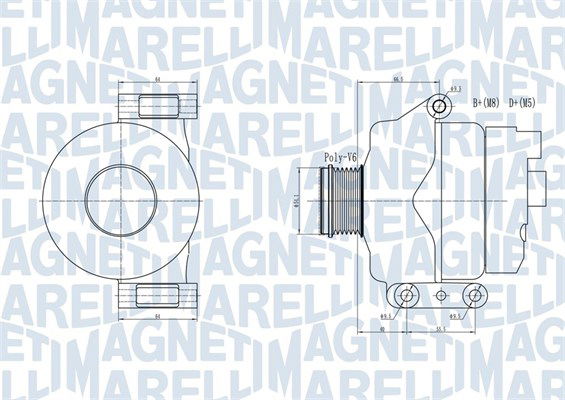 Generator Magneti Marelli 063731934010 von Magneti Marelli