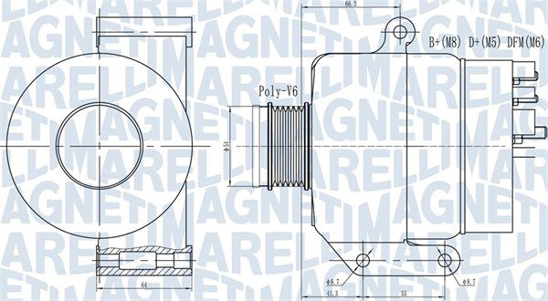 Generator Magneti Marelli 063731935010 von Magneti Marelli