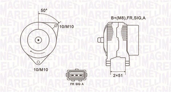 Generator Magneti Marelli 063731941010 von Magneti Marelli