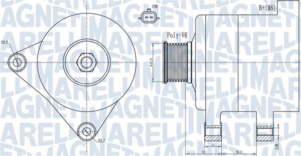 Generator Magneti Marelli 063731945010 von Magneti Marelli