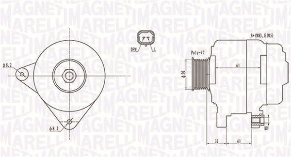 Generator Magneti Marelli 063731959010 von Magneti Marelli