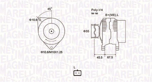 Generator Magneti Marelli 063731963010 von Magneti Marelli