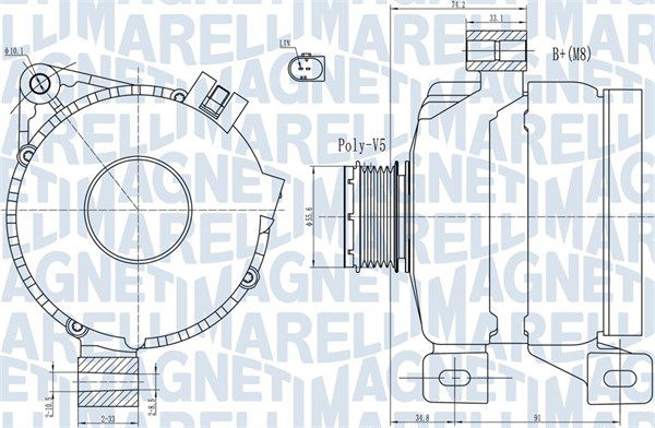 Generator Magneti Marelli 063731967010 von Magneti Marelli