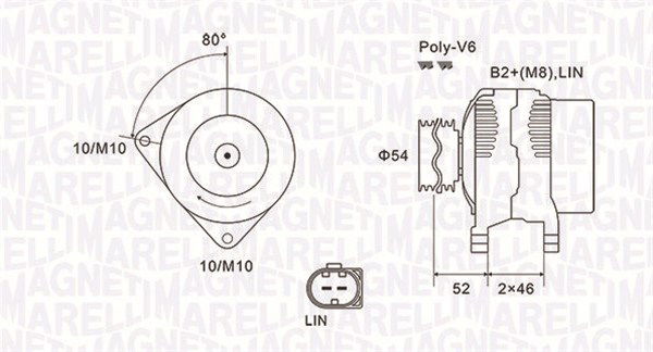 Generator Magneti Marelli 063731970010 von Magneti Marelli