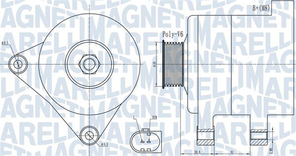 Generator Magneti Marelli 063731985010 von Magneti Marelli