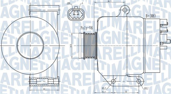 Generator Magneti Marelli 063731987010 von Magneti Marelli