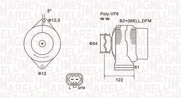 Generator Magneti Marelli 063731994010 von Magneti Marelli