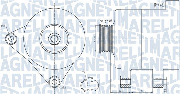 Generator Magneti Marelli 063732011010 von Magneti Marelli