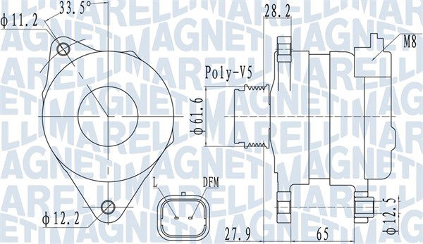 Generator Magneti Marelli 063732016010 von Magneti Marelli