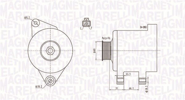 Generator Magneti Marelli 063732017010 von Magneti Marelli