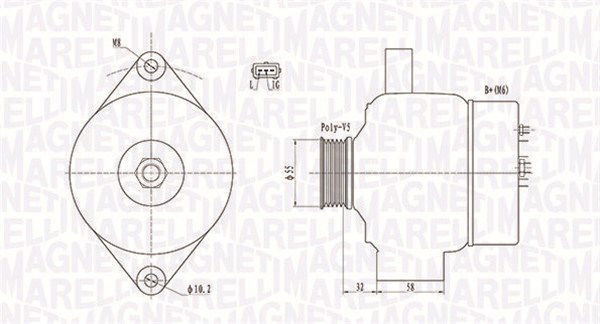 Generator Magneti Marelli 063732026010 von Magneti Marelli