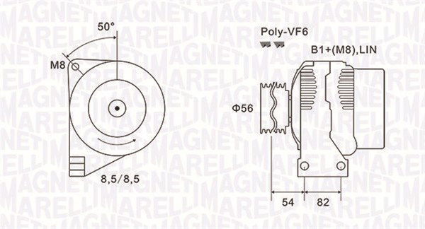 Generator Magneti Marelli 063732028010 von Magneti Marelli