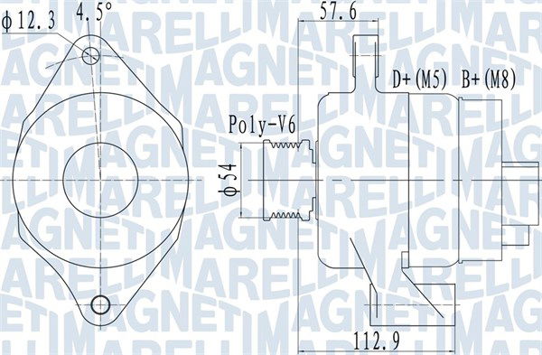 Generator Magneti Marelli 063732050010 von Magneti Marelli