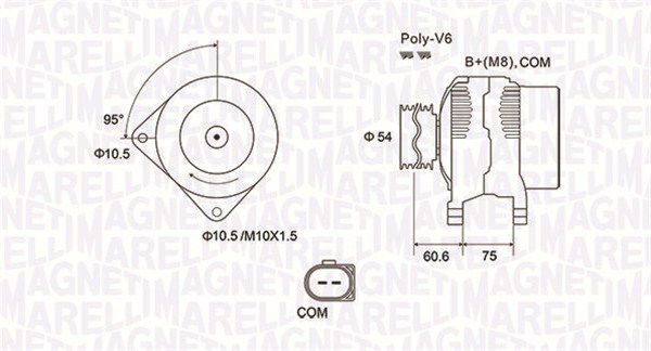 Generator Magneti Marelli 063732051010 von Magneti Marelli