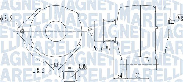 Generator Magneti Marelli 063732057010 von Magneti Marelli