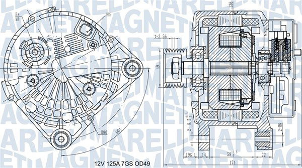 Generator Magneti Marelli 063732058010 von Magneti Marelli