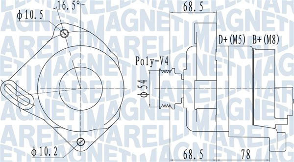 Generator Magneti Marelli 063732094010 von Magneti Marelli