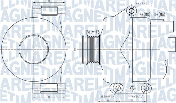 Generator Magneti Marelli 063732132010 von Magneti Marelli