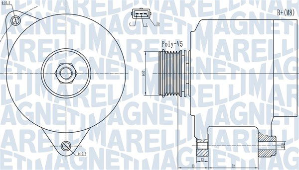 Generator Magneti Marelli 063732133010 von Magneti Marelli